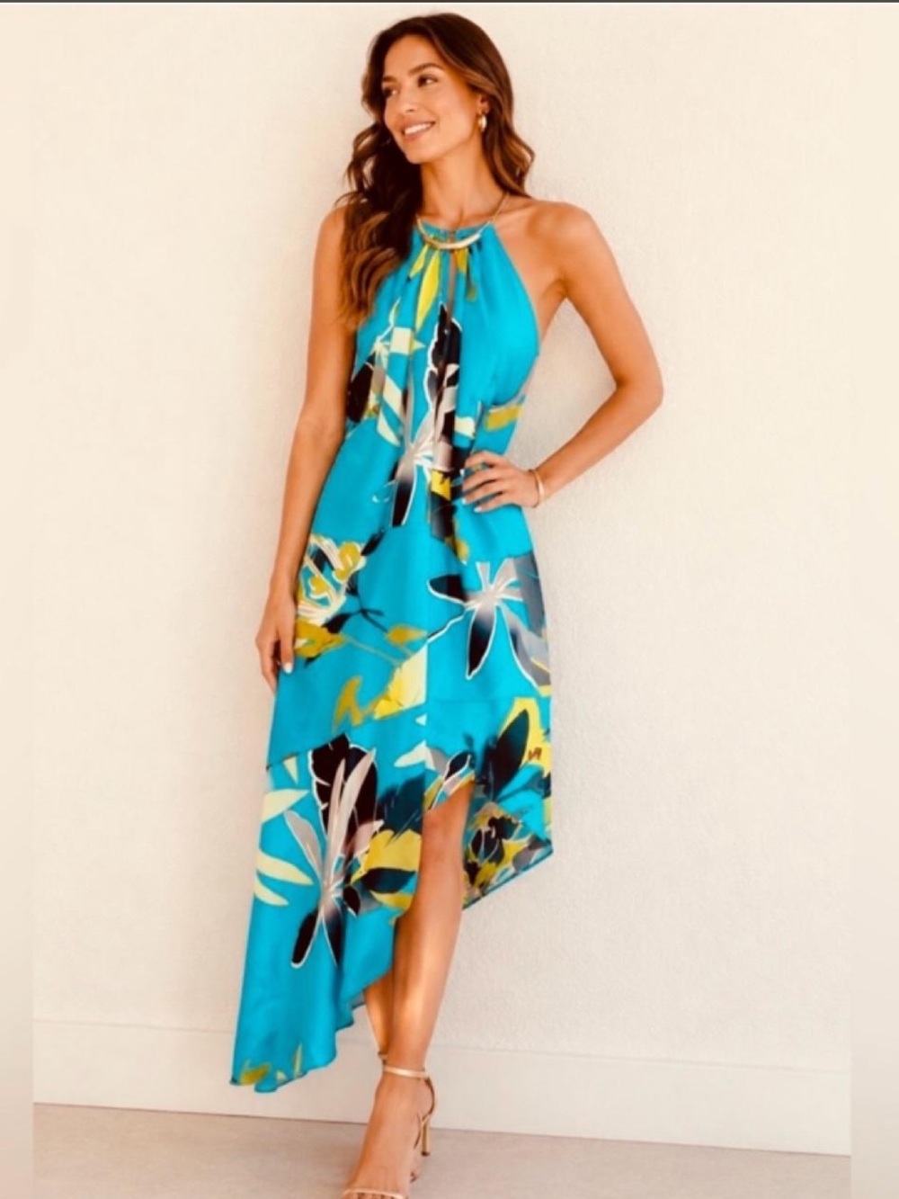 Marciano tropical maxi dress